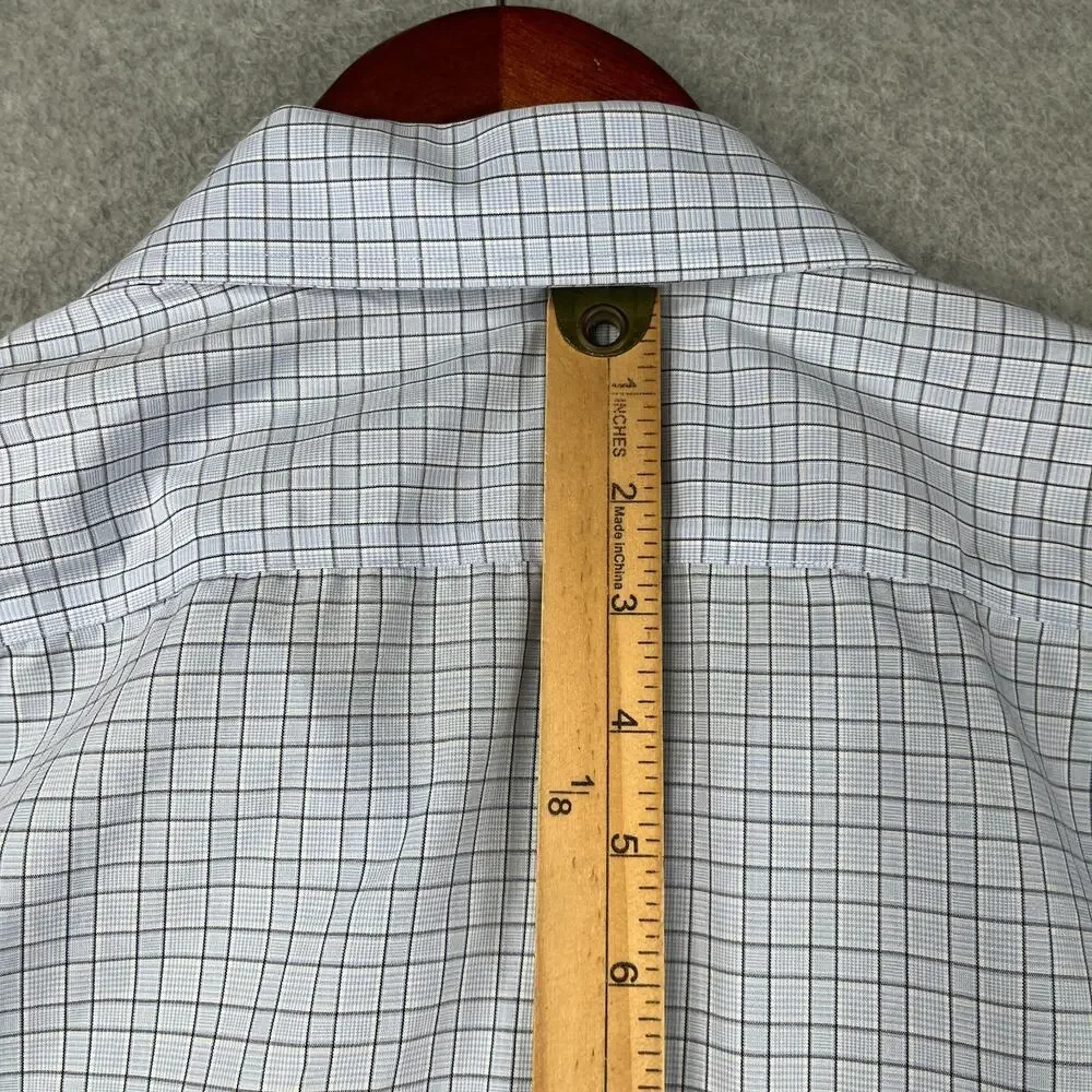 Banana Republic Non Iron Shirt Button Up Long Sleeve Slim Mens Large